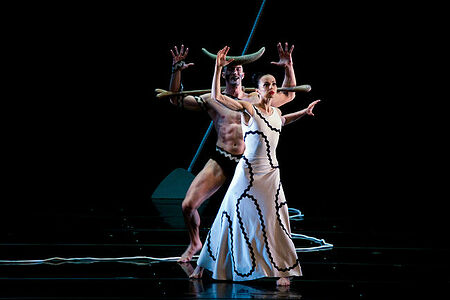 on the stage of the MAMT named after K.S. Stanislavsky and V.I.Nemirovich-Danchenko