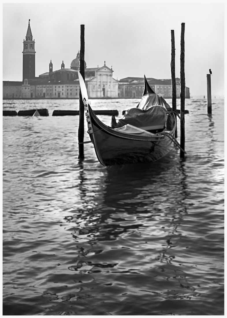 Photographer Oleg Chernous. b&w 4x5. Venice 2013