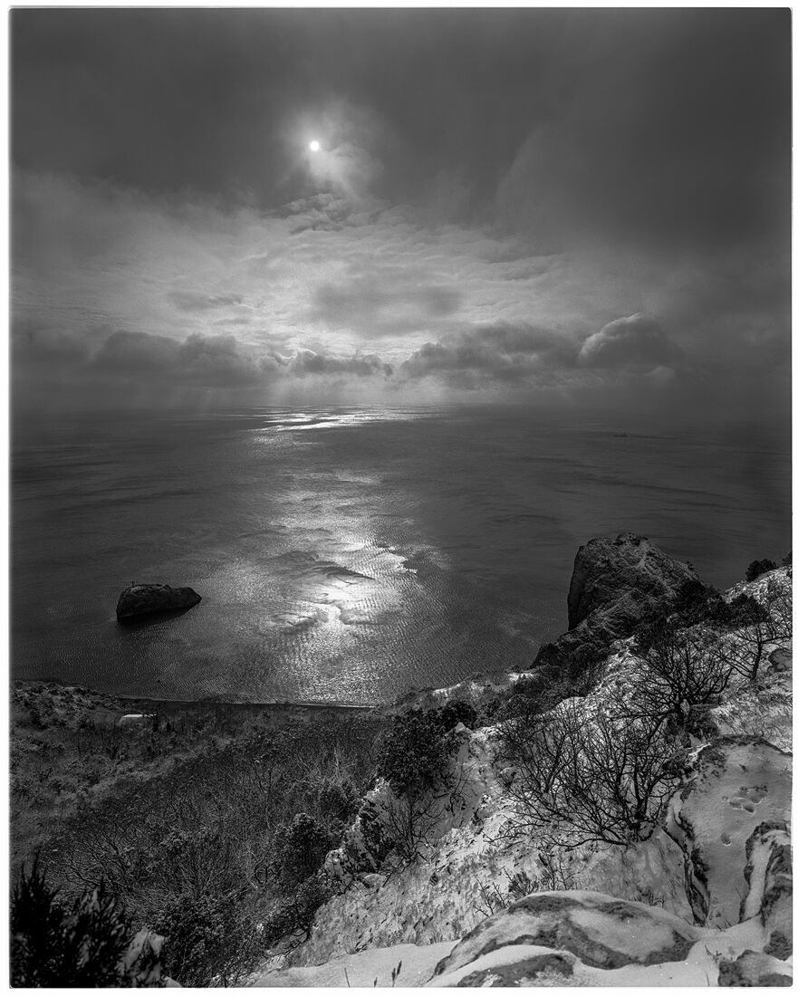 Photographer Oleg Chernous. b&w 4x5. Crimea, Fiolent 2010