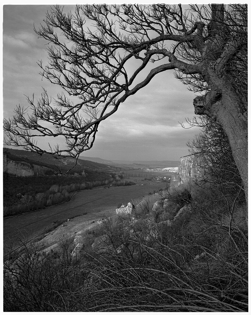 Photographer Oleg Chernous. b&w 4x5. Kachi-Kalyon, Crimea 2012