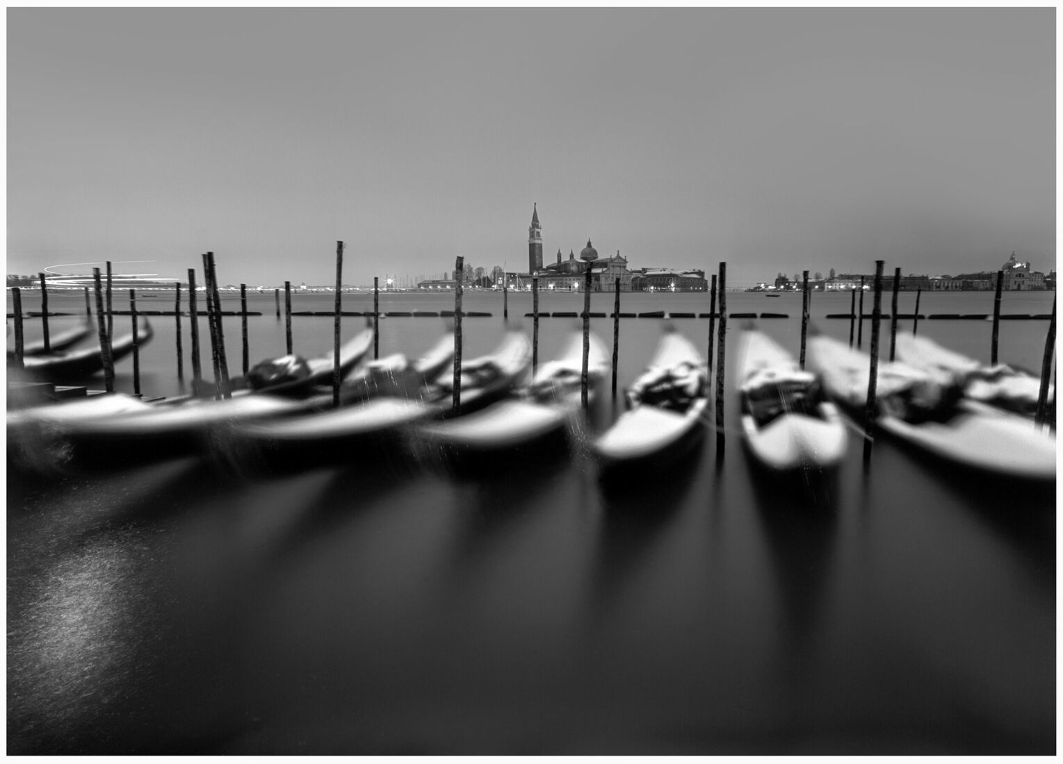 Photographer Oleg Chernous. b&w 4x5. Venice, February 2013